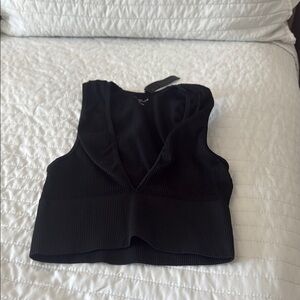Urban Outfitters Black Ribbed Tank Top